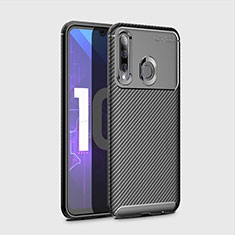 Custodia Silicone Cover Morbida Spigato per Huawei P Smart+ Plus (2019) Nero