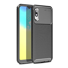 Custodia Silicone Cover Morbida Spigato per Samsung Galaxy A10e Nero