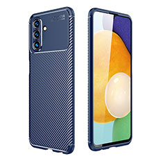 Custodia Silicone Cover Morbida Spigato per Samsung Galaxy A13 5G Blu