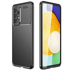 Custodia Silicone Cover Morbida Spigato per Samsung Galaxy A53 5G Nero