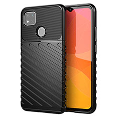 Custodia Silicone Cover Morbida Spigato per Xiaomi POCO C3 Nero