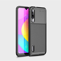 Custodia Silicone Cover Morbida Spigato S01 per Xiaomi CC9e Nero