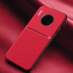 Custodia Silicone Cover Morbida Spigato Y01 per Huawei Mate 30 Pro 5G Rosso