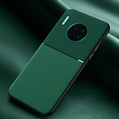 Custodia Silicone Cover Morbida Spigato Y01 per Huawei Mate 30E Pro 5G Verde