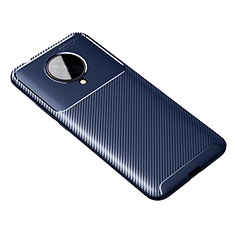 Custodia Silicone Cover Morbida Spigato Y01 per Xiaomi Poco F2 Pro Blu