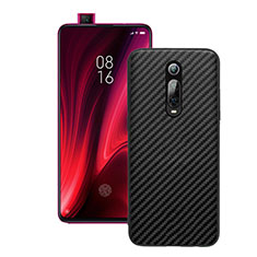 Custodia Silicone Cover Morbida Spigato Y01 per Xiaomi Redmi K20 Pro Nero