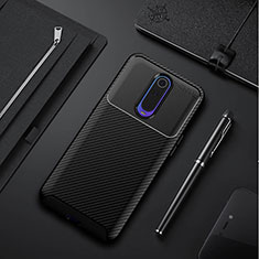 Custodia Silicone Cover Morbida Spigato Y02 per Oppo R17 Pro Nero