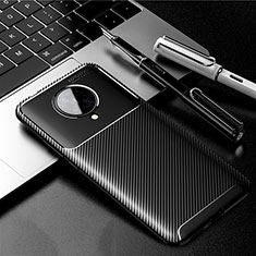 Custodia Silicone Cover Morbida Spigato Y02 per Xiaomi Redmi K30 Pro 5G Nero