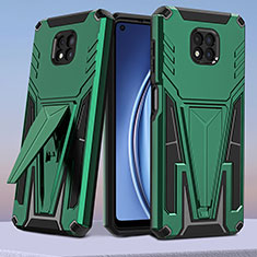 Custodia Silicone e Plastica Opaca Cover con Supporto A01 per Motorola Moto G Power (2021) Verde