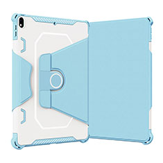 Custodia Silicone e Plastica Opaca Cover con Supporto L05 per Apple iPad Air 3 Blu