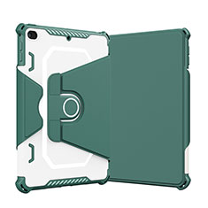 Custodia Silicone e Plastica Opaca Cover con Supporto L05 per Apple iPad Mini 4 Verde
