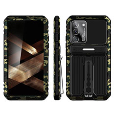 Custodia Silicone e Plastica Opaca Cover con Supporto per Samsung Galaxy S24 5G Multicolore