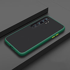 Custodia Silicone e Plastica Opaca Cover D01 per Xiaomi Mi Note 10 Pro Verde