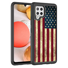 Custodia Silicone e Plastica Opaca Cover Fronte e Retro 360 Gradi JX1 per Samsung Galaxy A42 5G Multicolore