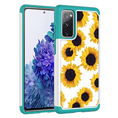 Custodia Silicone e Plastica Opaca Cover Fronte e Retro 360 Gradi JX1 per Samsung Galaxy S20 Lite 5G Giallo