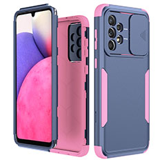 Custodia Silicone e Plastica Opaca Cover Fronte e Retro 360 Gradi MQ1 per Samsung Galaxy A33 5G Colorato