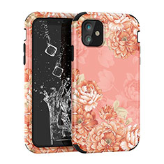Custodia Silicone e Plastica Opaca Cover Fronte e Retro 360 Gradi per Apple iPhone 11 Rosa