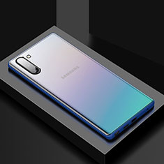 Custodia Silicone e Plastica Opaca Cover G01 per Samsung Galaxy Note 10 5G Blu