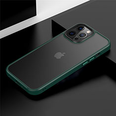 Custodia Silicone e Plastica Opaca Cover N01 per Apple iPhone 12 Pro Max Verde