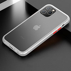 Custodia Silicone e Plastica Opaca Cover per Apple iPhone 11 Pro Bianco