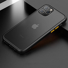 Custodia Silicone e Plastica Opaca Cover per Apple iPhone 11 Pro Max Nero