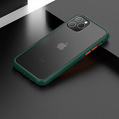 Custodia Silicone e Plastica Opaca Cover per Apple iPhone 11 Pro Max Verde