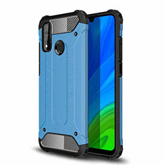 Custodia Silicone e Plastica Opaca Cover per Huawei Nova Lite 3 Plus Cielo Blu