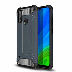 Custodia Silicone e Plastica Opaca Cover per Huawei P Smart (2020) Blu