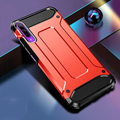 Custodia Silicone e Plastica Opaca Cover per Huawei Y9s Rosso