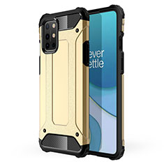 Custodia Silicone e Plastica Opaca Cover per OnePlus 8T 5G Oro