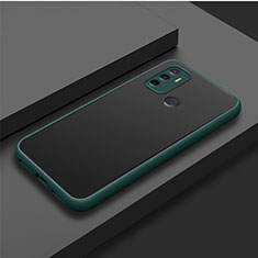 Custodia Silicone e Plastica Opaca Cover per Oppo A33 Verde Notte