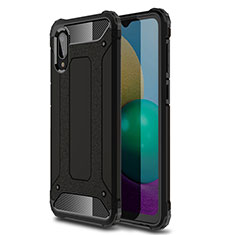 Custodia Silicone e Plastica Opaca Cover per Samsung Galaxy M02 Nero