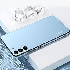 Custodia Silicone e Plastica Opaca Cover per Samsung Galaxy S21 Plus 5G Blu