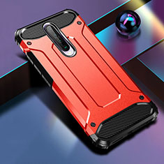 Custodia Silicone e Plastica Opaca Cover per Xiaomi Poco X2 Rosso