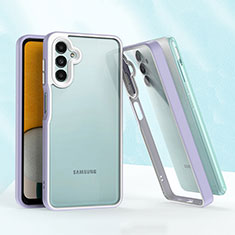 Custodia Silicone e Plastica Opaca Cover QW1 per Samsung Galaxy A04s Lavanda