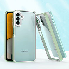 Custodia Silicone e Plastica Opaca Cover QW1 per Samsung Galaxy A04s Verde Pastello