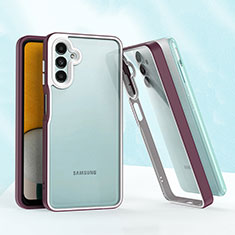 Custodia Silicone e Plastica Opaca Cover QW1 per Samsung Galaxy A04s Viola