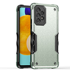 Custodia Silicone e Plastica Opaca Cover QW1 per Samsung Galaxy A52 5G Verde Pastello