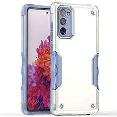 Custodia Silicone e Plastica Opaca Cover QW1 per Samsung Galaxy S20 FE (2022) 5G Bianco