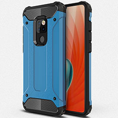 Custodia Silicone e Plastica Opaca Cover R01 per Huawei Mate 20 X 5G Cielo Blu