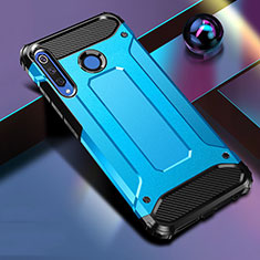 Custodia Silicone e Plastica Opaca Cover R01 per Huawei P30 Lite New Edition Cielo Blu
