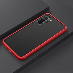 Custodia Silicone e Plastica Opaca Cover R01 per Huawei P40 Lite 5G Rosso