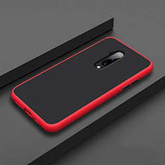 Custodia Silicone e Plastica Opaca Cover R01 per OnePlus 7T Pro Rosso