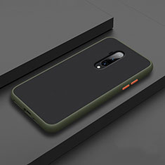 Custodia Silicone e Plastica Opaca Cover R01 per OnePlus 7T Pro Verde