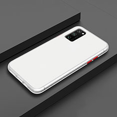 Custodia Silicone e Plastica Opaca Cover R02 per Huawei Honor V30 5G Bianco