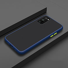 Custodia Silicone e Plastica Opaca Cover R02 per Huawei Honor V30 Pro 5G Blu