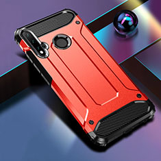 Custodia Silicone e Plastica Opaca Cover R02 per Huawei Nova 5i Rosso