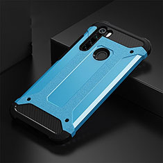 Custodia Silicone e Plastica Opaca Cover R02 per Xiaomi Redmi Note 8 Cielo Blu