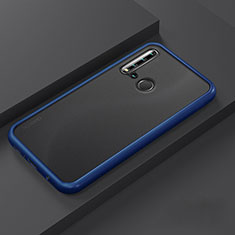 Custodia Silicone e Plastica Opaca Cover R03 per Huawei P20 Lite (2019) Blu