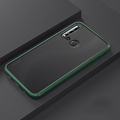 Custodia Silicone e Plastica Opaca Cover R03 per Huawei P20 Lite (2019) Ciano